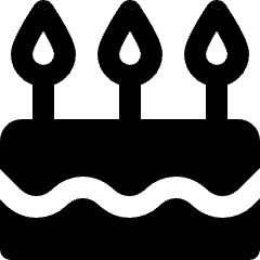 Food Cake Icon from Nova Solid Set