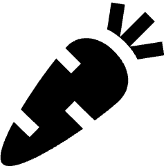 Food Carrot Icon from Nova Solid Set