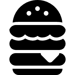 Food Chesse Burger Icon from Nova Solid Set