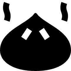 Food Dumpling Pork Bun Icon from Nova Solid Set