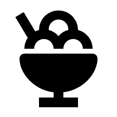 Food Icecream Sundae Icon from Nova Solid Set