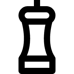 Food Peppercorn Grinder Icon from Nova Line Set