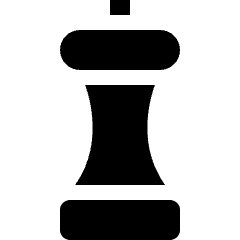 Food Peppercorn Grinder Icon from Nova Solid Set