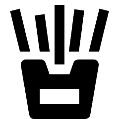 Food Potato Fries Icon from Nova Solid Set