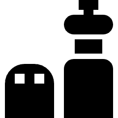 Food Salt Pepper Dispenser Icon from Nova Solid Set