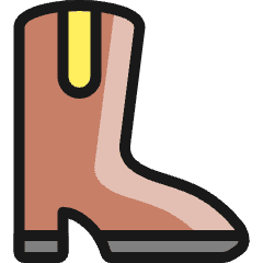 Footwear Boots Cowboy Icon from Ultimate Colors Set