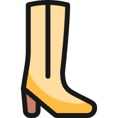 Footwear Boots Female Icon from Ultimate Colors Set
