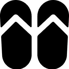 Footwear Flip Flops Icon from Ultimate Bold Set