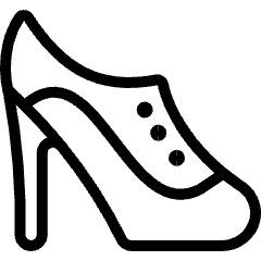 Footwear Heels Ankle Icon from Ultimate Light Set