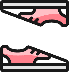 Footwear Sneakers Icon from Ultimate Colors Set