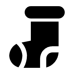 Footwear Sock Icon from Nova Solid Set
