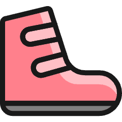 Footwear Winter Boots Icon from Ultimate Colors Set