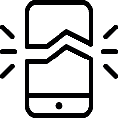 Phone Broken 1 Icon from Ultimate Light Set