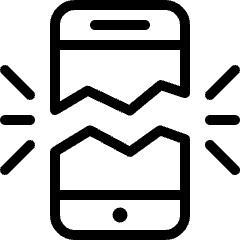 Phone Broken Icon from Ultimate Light Set