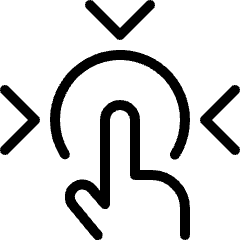 Finger Tap 1 Icon from Ultimate Light Set