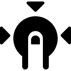 Finger Tap Icon from Ultimate Bold Set