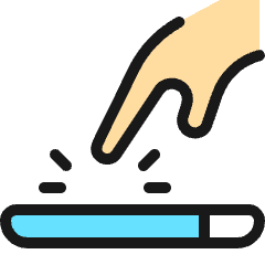 Force Touch Tap Icon from Ultimate Colors Set