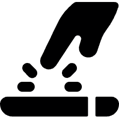 Force Touch Tap Icon from Ultimate Bold Set