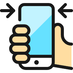 Squeeze Sides Icon from Ultimate Colors Set