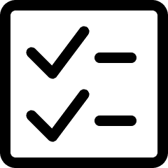 Checklist Icon from Ultimate Regular Set