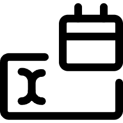 Coding Apps Website Web Form Date Input 2 Icon from Ultimate Regular Set