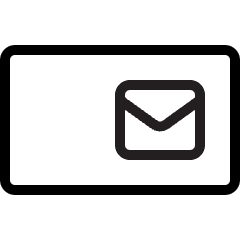 Coding Apps Website Web Form Email Field 1 Icon from Ultimate Light Set