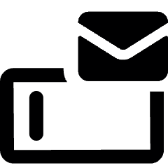 Coding Apps Website Web Form Email Field 2 Icon from Ultimate Bold Set