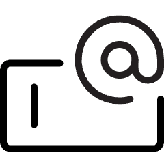 Coding Apps Website Web Form Email Field 3 Icon from Ultimate Light Set