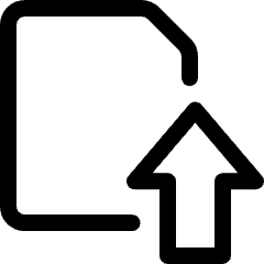 Coding Apps Website Web Form File Upload Icon from Ultimate Regular Set