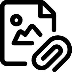 Coding Apps Website Web Form Image Attachment Icon from Ultimate Regular Set