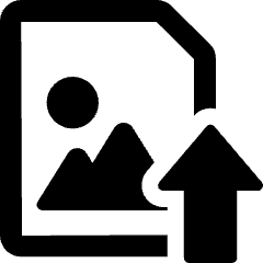 Coding Apps Website Web Form Image Upload Icon from Ultimate Bold Set