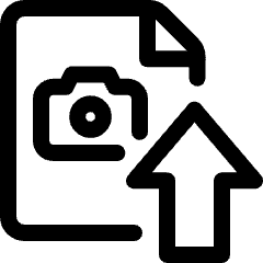 Coding Apps Website Web Form Image Upload Camera Icon from Ultimate Regular Set