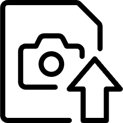 Coding Apps Website Web Form Image Upload Camera Icon from Ultimate Light Set