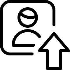 Coding Apps Website Web Form Profile Picture Upload Male Icon from Ultimate Light Set