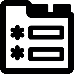 Coding Apps Website Web Form Tab Icon from Ultimate Bold Set