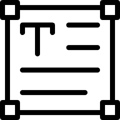 Coding Apps Website Web Form Text Area 2 Icon from Ultimate Light Set