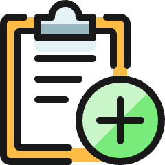 Task Checklist Add Icon from Ultimate Colors Set