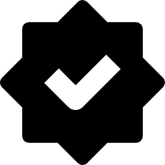 Check Badge Icon from Nova Solid Set