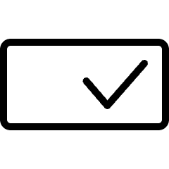Check Button Icon from Ultimate Light Set