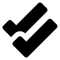 Check Double Thick Icon from Nova Solid Set
