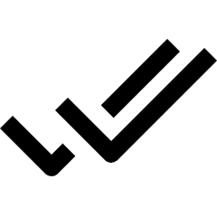 Check Double Thin Icon from Nova Line Set