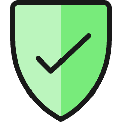Check Shield Icon from Ultimate Colors Set