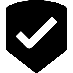 Check Shield Icon from Nova Solid Set