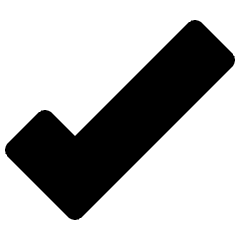 Check Thick Icon from Nova Solid Set