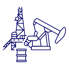 Oil Pumping Illustration from UX Line Set
