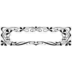 Art Nouveau Frame 1 Element from Art Nouveau Vectors Set