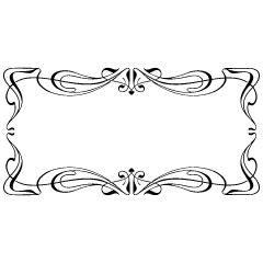 Art Nouveau Frame 5 Element from Art Nouveau Vectors Set
