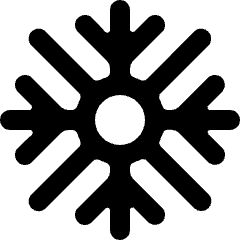 Temperature Snowflake 1 Icon from Ultimate Bold Set