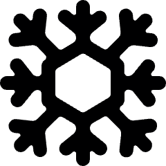 Temperature Snowflake Icon from Ultimate Bold Set