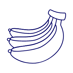 Banana Illustration from UX Line Set
